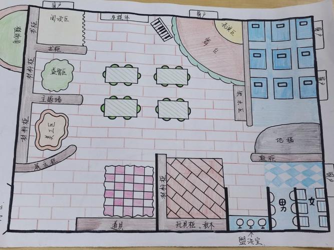 幼儿园教室平面设计图 打造安全启智的儿童成长空间